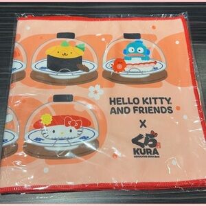 Japna Hello Kitty and Friends Bath Towel - Orange and Red